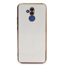 Huawei Mate 20 Lite Kılıf Volet Silikon - Beyaz