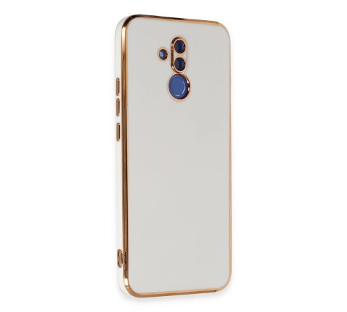 Huawei Mate 20 Lite Kılıf Volet Silikon - Beyaz Huawei Mate 20 Lite Kılıf Volet Silikon - Beyaz