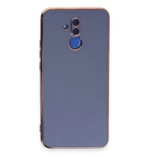 Huawei Mate 20 Lite Kılıf Volet Silikon - Mavi