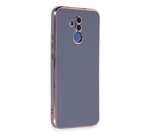 Huawei Mate 20 Lite Kılıf Volet Silikon - Mavi