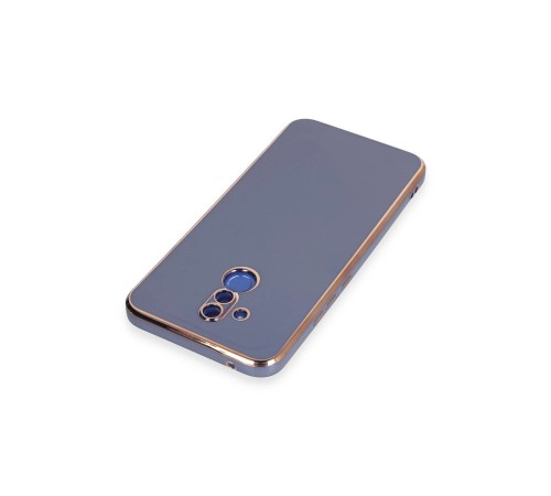 Huawei Mate 20 Lite Kılıf Volet Silikon - Mavi