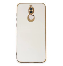 Huawei Mate 10 Lite Kılıf Volet Silikon - Beyaz