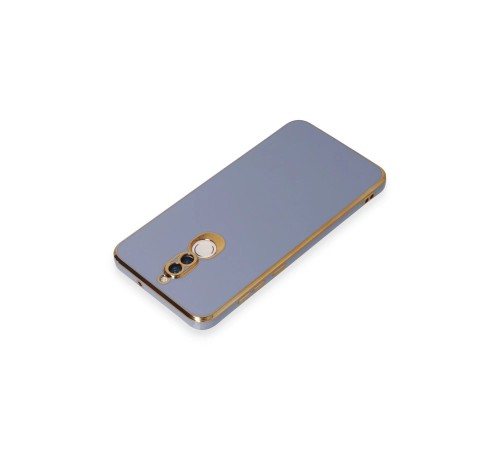 Huawei Mate 10 Lite Kılıf Volet Silikon - Mavi Huawei Mate 10 Lite Kılıf Volet Silikon - Mavi