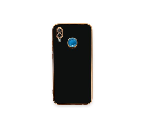 Huawei P20 Lite Kılıf Volet Silikon - Siyah Huawei P20 Lite Kılıf Volet Silikon - Siyah