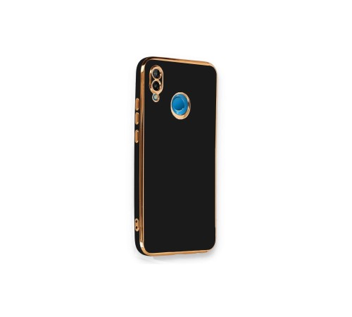 Huawei P20 Lite Kılıf Volet Silikon - Siyah Huawei P20 Lite Kılıf Volet Silikon - Siyah