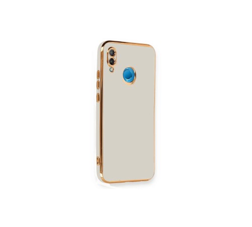 Huawei P20 Lite Kılıf Volet Silikon - Beyaz Huawei P20 Lite Kılıf Volet Silikon - Beyaz