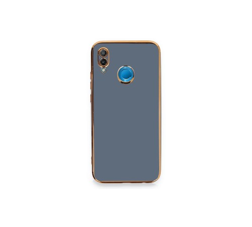 Huawei P20 Lite Kılıf Volet Silikon - Mavi Huawei P20 Lite Kılıf Volet Silikon - Mavi