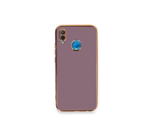 Huawei P20 Lite Kılıf Volet Silikon - Mor Huawei P20 Lite Kılıf Volet Silikon - Mor