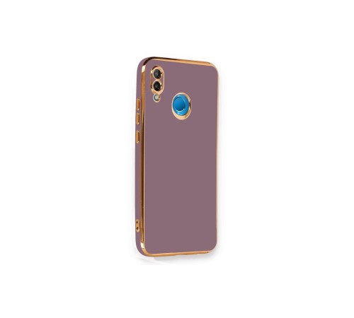 Huawei P20 Lite Kılıf Volet Silikon - Mor Huawei P20 Lite Kılıf Volet Silikon - Mor