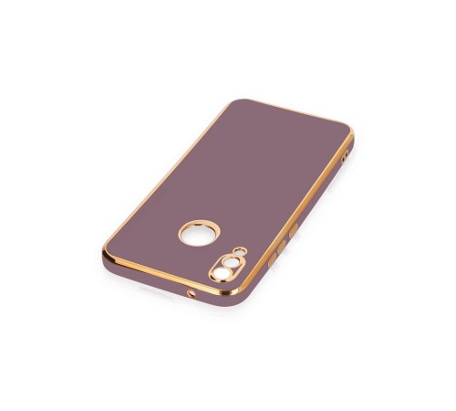 Huawei P20 Lite Kılıf Volet Silikon - Mor Huawei P20 Lite Kılıf Volet Silikon - Mor