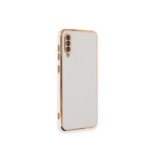Samsung Galaxy A70 Kılıf Volet Silikon - Beyaz