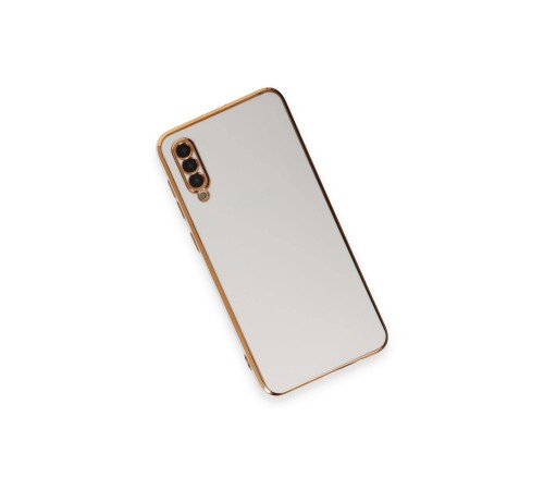 Samsung Galaxy A70 Kılıf Volet Silikon - Beyaz Samsung Galaxy A70 Kılıf Volet Silikon - Beyaz