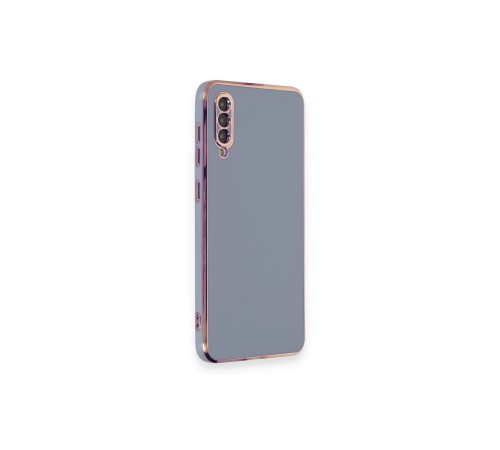 Samsung Galaxy A70 Kılıf Volet Silikon - Mavi