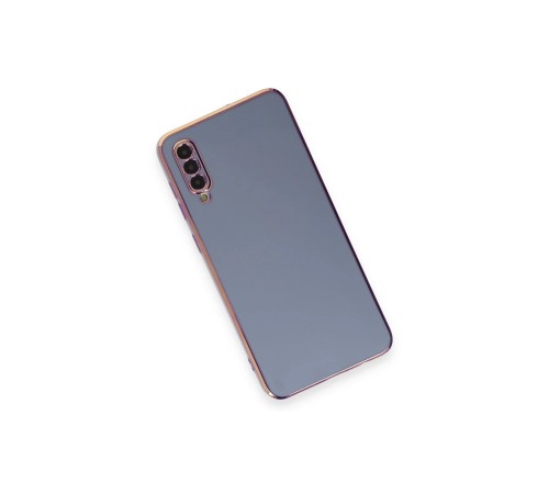 Samsung Galaxy A70 Kılıf Volet Silikon - Mavi