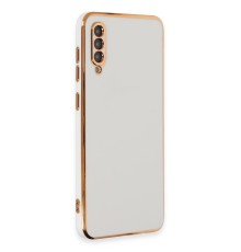 Samsung Galaxy A50 Kılıf Volet Silikon - Beyaz