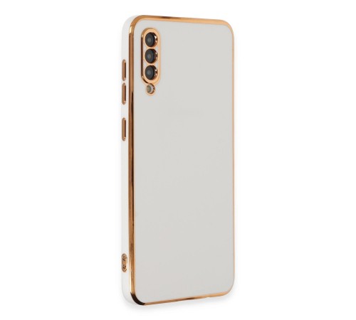 Samsung Galaxy A50 Kılıf Volet Silikon - Beyaz Samsung Galaxy A50 Kılıf Volet Silikon - Beyaz