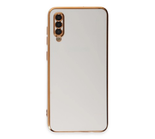 Samsung Galaxy A50 Kılıf Volet Silikon - Beyaz Samsung Galaxy A50 Kılıf Volet Silikon - Beyaz