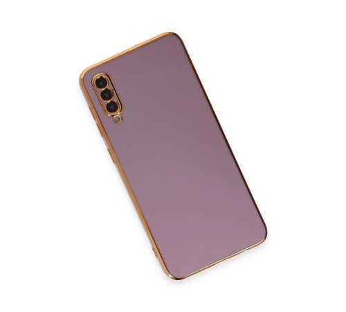Samsung Galaxy A50 Kılıf Volet Silikon - Mor Samsung Galaxy A50 Kılıf Volet Silikon - Mor