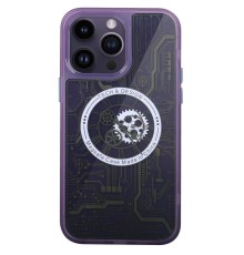 iPhone 14 Pro Kılıf Magic Magneticsafe Silikon - Derin Mor