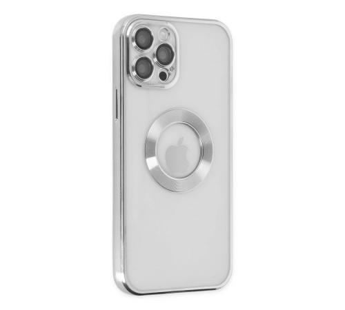 iPhone 12 Pro Max Kılıf Slot Silikon - Gümüş iPhone 12 Pro Max Kılıf Slot Silikon - Gümüş