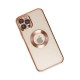 iPhone 12 Pro Max Kılıf Slot Silikon - Rose Gold