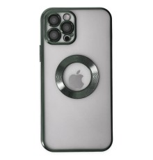 iPhone 12 Pro Max Kılıf Slot Silikon - Köknar Yeşili