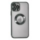iPhone 12 Pro Max Kılıf Slot Silikon - Köknar Yeşili