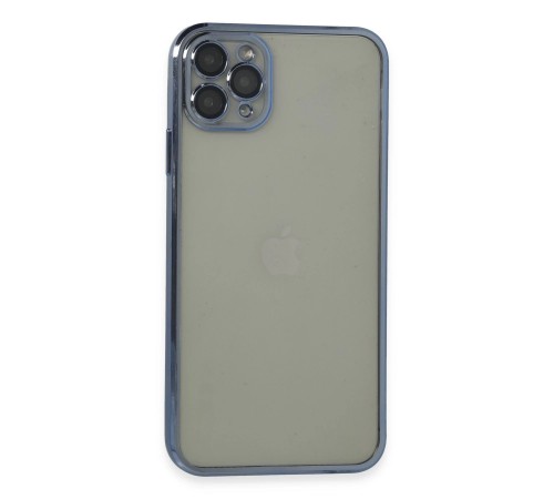 iPhone 11 Pro Max Kılıf Razer Lensli Silikon - Açık Mavi iPhone 11 Pro Max Kılıf Razer Lensli Silikon - Açık Mavi