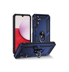 Samsung Galaxy A04S Kılıf Sofya Yüzüklü Silikon Kapak - Lacivert