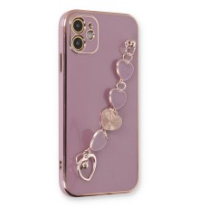 iPhone 12 Kılıf Esila Silikon - Mor