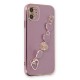 iPhone 12 Kılıf Esila Silikon - Mor