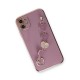 iPhone 12 Kılıf Esila Silikon - Mor