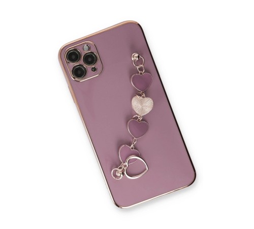 iPhone 11 Pro Kılıf Esila Silikon - Mor iPhone 11 Pro Kılıf Esila Silikon - Mor