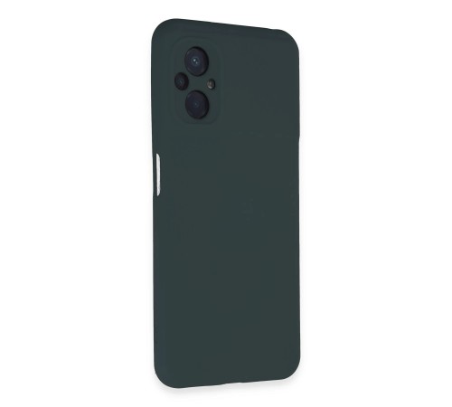 Xiaomi Poco M5 Kılıf Nano içi Kadife Silikon - Koyu Yeşil Xiaomi Poco M5 Kılıf Nano içi Kadife Silikon - Koyu Yeşil