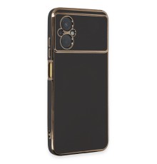 Xiaomi Poco M5 Kılıf Volet Silikon - Siyah