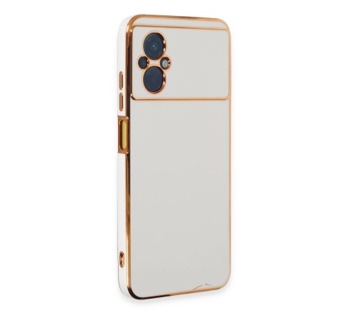 Xiaomi Poco M5 Kılıf Volet Silikon - Beyaz Xiaomi Poco M5 Kılıf Volet Silikon - Beyaz