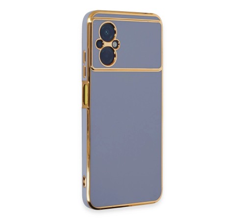 Xiaomi Poco M5 Kılıf Volet Silikon - Mavi Xiaomi Poco M5 Kılıf Volet Silikon - Mavi