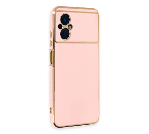 Xiaomi Poco M5 Kılıf Volet Silikon - Pembe Xiaomi Poco M5 Kılıf Volet Silikon - Pembe