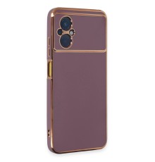 Xiaomi Poco M5 Kılıf Volet Silikon - Mor