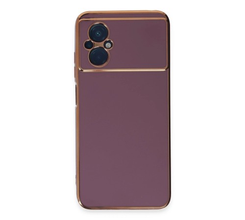 Xiaomi Poco M5 Kılıf Volet Silikon - Mor Xiaomi Poco M5 Kılıf Volet Silikon - Mor
