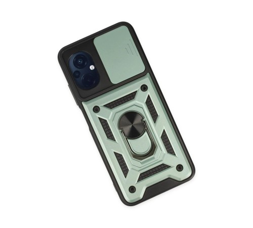 Xiaomi Poco M5 Kılıf Pars Lens Yüzüklü Silikon - Yeşil Xiaomi Poco M5 Kılıf Pars Lens Yüzüklü Silikon - Yeşil