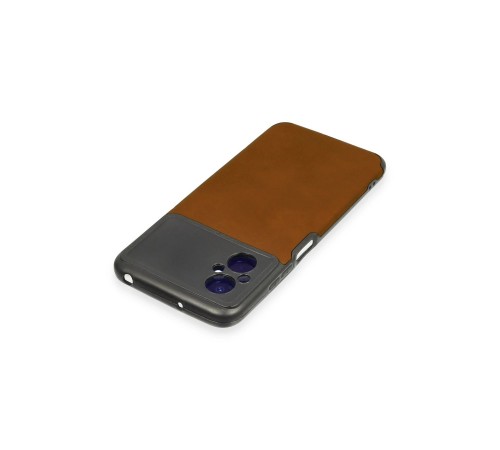 Xiaomi Poco M5 Kılıf Loop Deri Silikon - Kahverengi