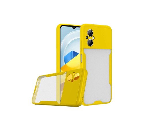 Xiaomi Poco M5 Kılıf Platin Silikon - Sarı