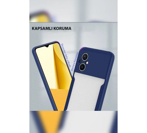 Xiaomi Poco M5 Kılıf Platin Silikon - Sarı