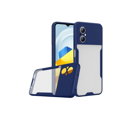 Xiaomi Poco M5 Kılıf Platin Silikon - Lacivert