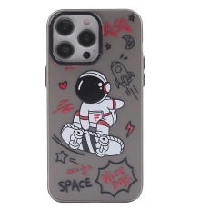 iPhone 13 Pro Kılıf Prada Desenli Kapak - Prada Siyah - 1