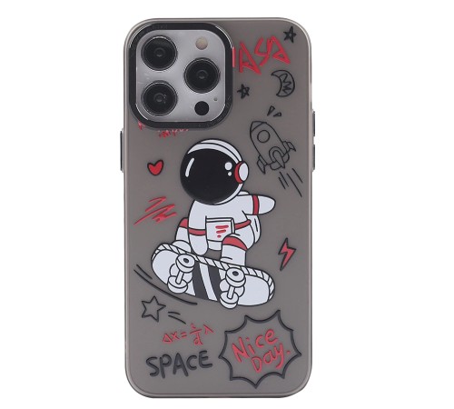 iPhone 13 Pro Kılıf Prada Desenli Kapak - Prada Siyah - 1 iPhone 13 Pro Kılıf Prada Desenli Kapak - Prada Siyah - 1