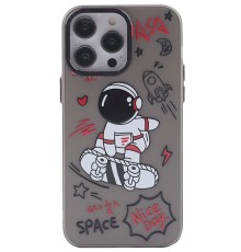 iPhone 14 Pro Kılıf Prada Desenli Kapak - Prada Siyah - 1