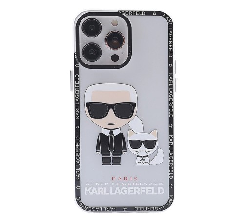 iPhone 14 Pro Kılıf Prada Desenli Kapak - Prada Şeffaf - 1 iPhone 14 Pro Kılıf Prada Desenli Kapak - Prada Şeffaf - 1