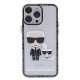 iPhone 14 Pro Kılıf Prada Desenli Kapak - Prada Şeffaf - 1